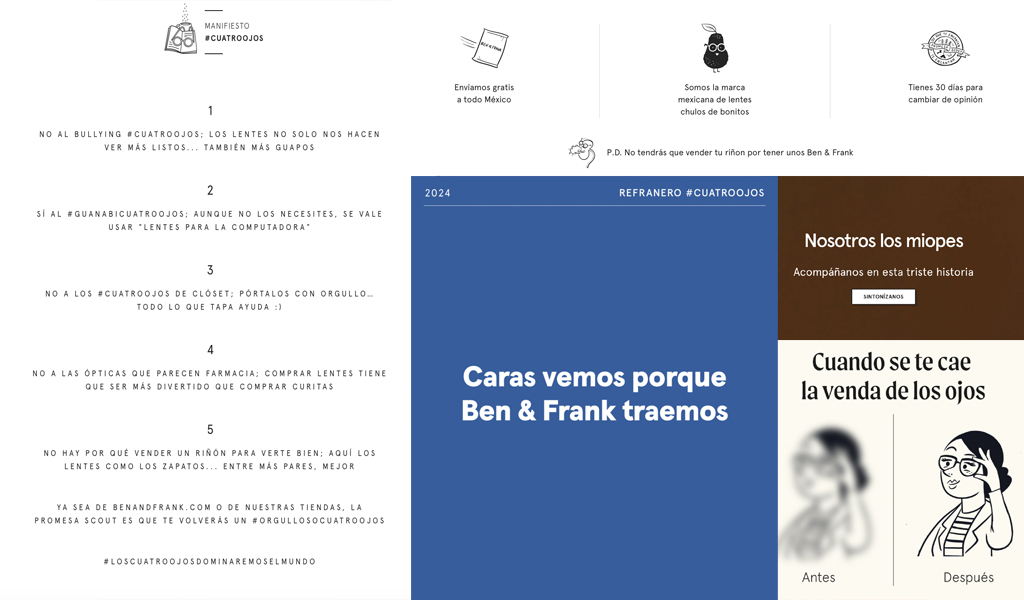 Identidad verbal Ben & Frank